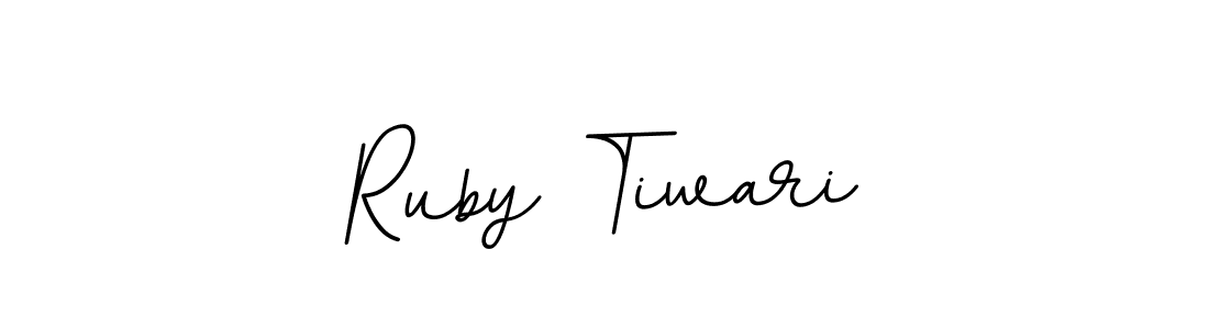 It looks lik you need a new signature style for name Ruby Tiwari. Design unique handwritten (BallpointsItalic-DORy9) signature with our free signature maker in just a few clicks. Ruby Tiwari signature style 11 images and pictures png