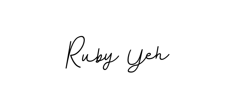 Similarly BallpointsItalic-DORy9 is the best handwritten signature design. Signature creator online .You can use it as an online autograph creator for name Ruby Yeh. Ruby Yeh signature style 11 images and pictures png