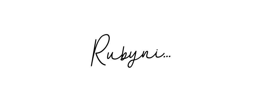 How to make Rubyni... signature? BallpointsItalic-DORy9 is a professional autograph style. Create handwritten signature for Rubyni... name. Rubyni... signature style 11 images and pictures png