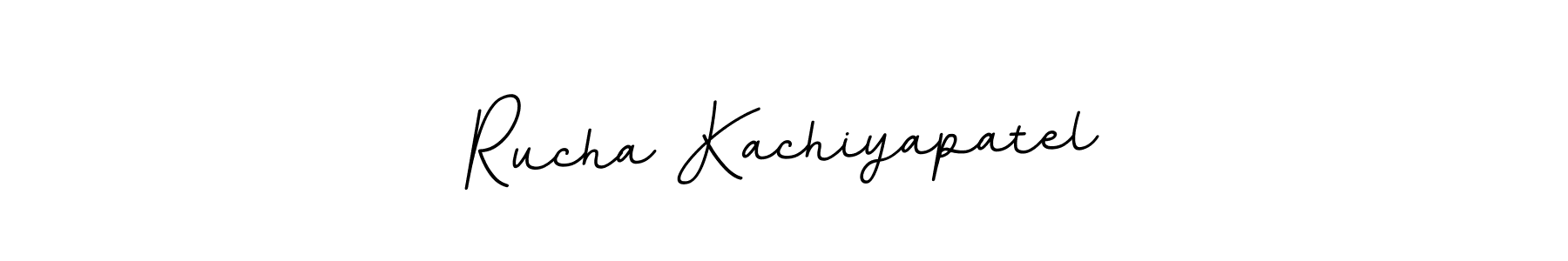 Make a short Rucha Kachiyapatel signature style. Manage your documents anywhere anytime using BallpointsItalic-DORy9. Create and add eSignatures, submit forms, share and send files easily. Rucha Kachiyapatel signature style 11 images and pictures png