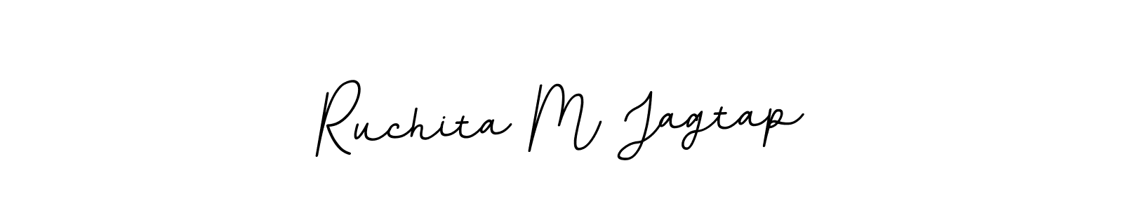 Also we have Ruchita M Jagtap name is the best signature style. Create professional handwritten signature collection using BallpointsItalic-DORy9 autograph style. Ruchita M Jagtap signature style 11 images and pictures png