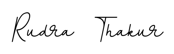 Once you've used our free online signature maker to create your best signature BallpointsItalic-DORy9 style, it's time to enjoy signing your documents with Rudra  Thakur name. Rudra  Thakur signature style 11 images and pictures png