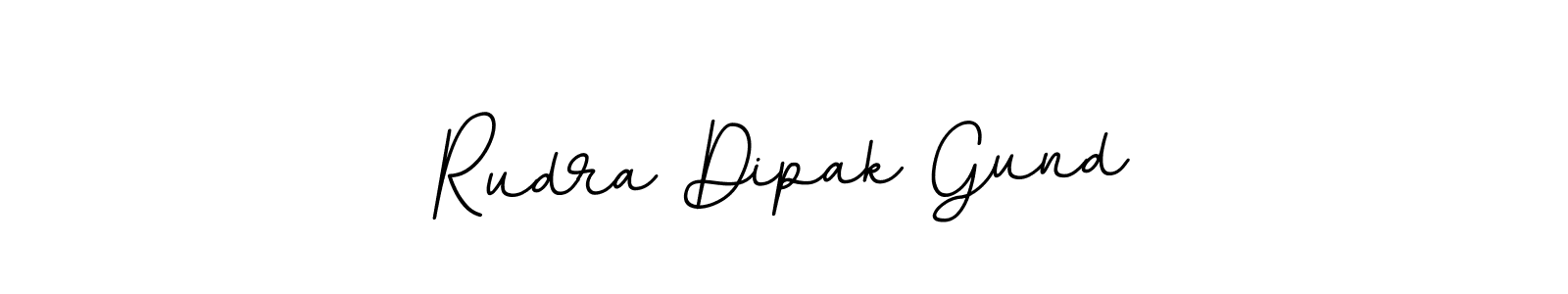 Rudra Dipak Gund stylish signature style. Best Handwritten Sign (BallpointsItalic-DORy9) for my name. Handwritten Signature Collection Ideas for my name Rudra Dipak Gund. Rudra Dipak Gund signature style 11 images and pictures png