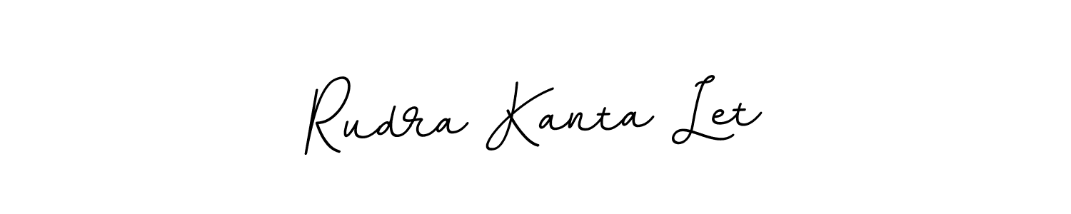 You should practise on your own different ways (BallpointsItalic-DORy9) to write your name (Rudra Kanta Let) in signature. don't let someone else do it for you. Rudra Kanta Let signature style 11 images and pictures png