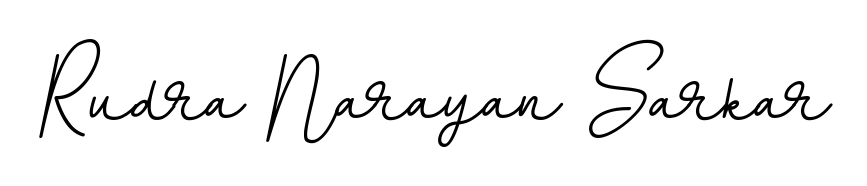 Discover how Rudra Narayan Sarkar looks in an executive cursive font (BallpointsItalic-DORy9). Perfect for legal documents, invoices, and certificates. Rudra Narayan Sarkar signature style 11 images and pictures png