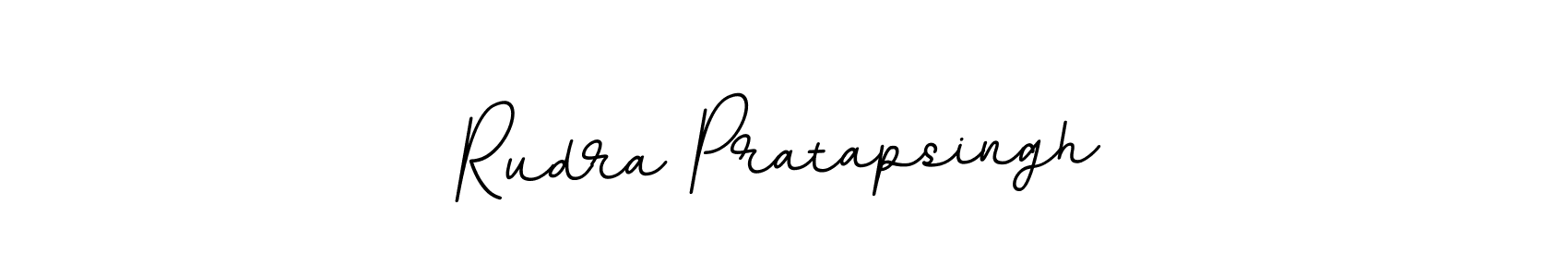 The best way (BallpointsItalic-DORy9) to make a short signature is to pick only two or three words in your name. The name Rudra Pratapsingh include a total of six letters. For converting this name. Rudra Pratapsingh signature style 11 images and pictures png