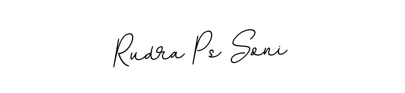 Similarly BallpointsItalic-DORy9 is the best handwritten signature design. Signature creator online .You can use it as an online autograph creator for name Rudra Ps Soni. Rudra Ps Soni signature style 11 images and pictures png