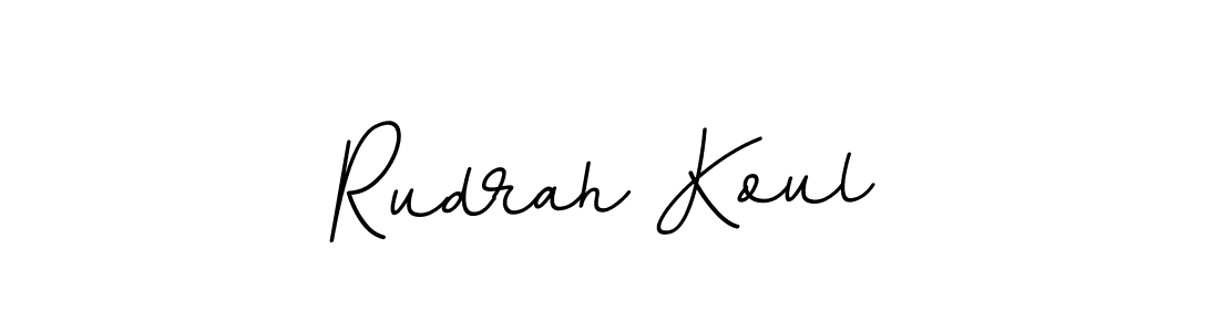 You should practise on your own different ways (BallpointsItalic-DORy9) to write your name (Rudrah Koul) in signature. don't let someone else do it for you. Rudrah Koul signature style 11 images and pictures png