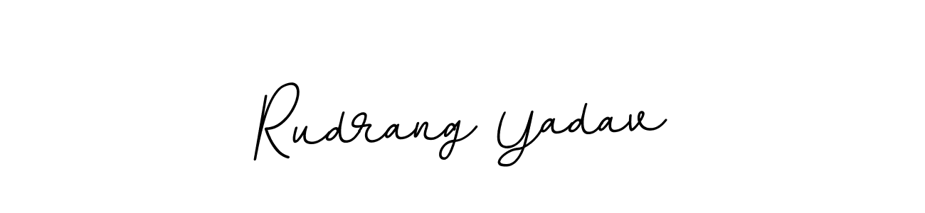 Create a beautiful signature design for name Rudrang Yadav. With this signature (BallpointsItalic-DORy9) fonts, you can make a handwritten signature for free. Rudrang Yadav signature style 11 images and pictures png