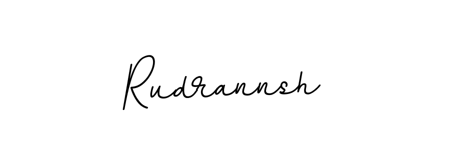 Rudrannsh stylish signature style. Best Handwritten Sign (BallpointsItalic-DORy9) for my name. Handwritten Signature Collection Ideas for my name Rudrannsh. Rudrannsh signature style 11 images and pictures png