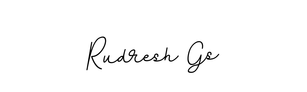 Create a beautiful signature design for name Rudresh Gs. With this signature (BallpointsItalic-DORy9) fonts, you can make a handwritten signature for free. Rudresh Gs signature style 11 images and pictures png