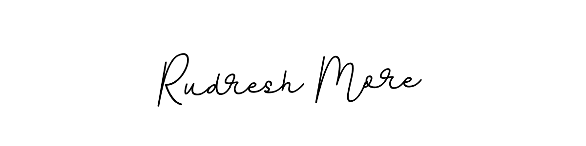 You should practise on your own different ways (BallpointsItalic-DORy9) to write your name (Rudresh More) in signature. don't let someone else do it for you. Rudresh More signature style 11 images and pictures png