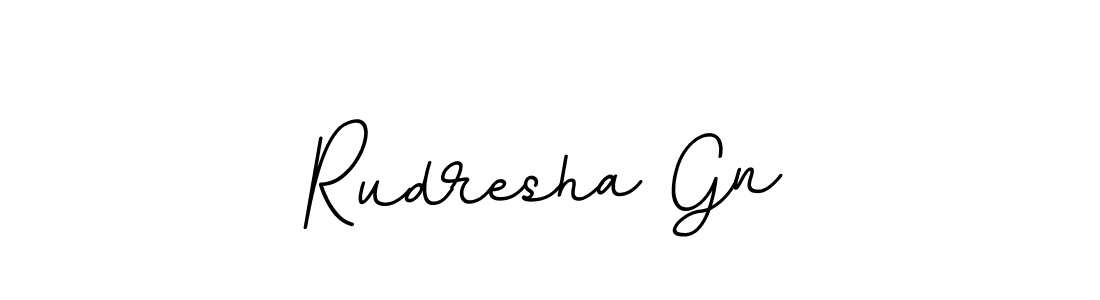 Use a signature maker to create a handwritten signature online. With this signature software, you can design (BallpointsItalic-DORy9) your own signature for name Rudresha Gn. Rudresha Gn signature style 11 images and pictures png
