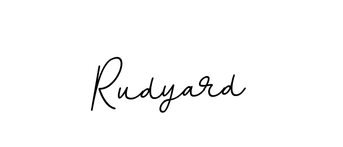 Rudyard stylish signature style. Best Handwritten Sign (BallpointsItalic-DORy9) for my name. Handwritten Signature Collection Ideas for my name Rudyard. Rudyard signature style 11 images and pictures png