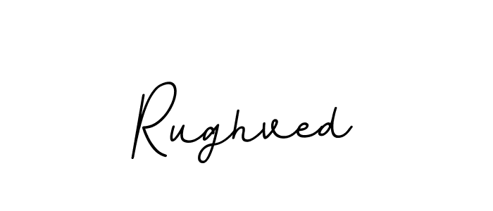 Make a beautiful signature design for name Rughved. With this signature (BallpointsItalic-DORy9) style, you can create a handwritten signature for free. Rughved signature style 11 images and pictures png
