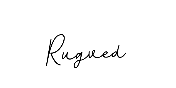 if you are searching for the best signature style for your name Rugved. so please give up your signature search. here we have designed multiple signature styles  using BallpointsItalic-DORy9. Rugved signature style 11 images and pictures png