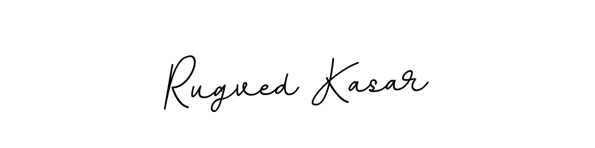 Use a signature maker to create a handwritten signature online. With this signature software, you can design (BallpointsItalic-DORy9) your own signature for name Rugved Kasar. Rugved Kasar signature style 11 images and pictures png
