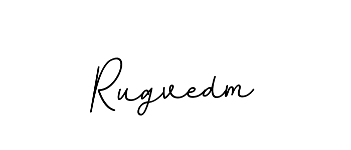 It looks lik you need a new signature style for name Rugvedm. Design unique handwritten (BallpointsItalic-DORy9) signature with our free signature maker in just a few clicks. Rugvedm signature style 11 images and pictures png