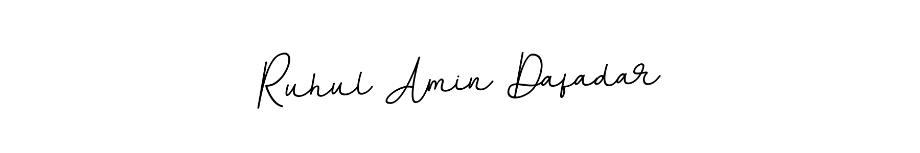 Make a beautiful signature design for name Ruhul Amin Dafadar. With this signature (BallpointsItalic-DORy9) style, you can create a handwritten signature for free. Ruhul Amin Dafadar signature style 11 images and pictures png