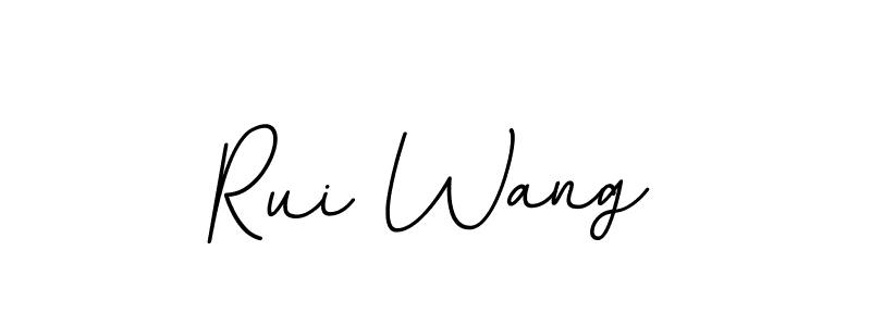 How to make Rui Wang signature? BallpointsItalic-DORy9 is a professional autograph style. Create handwritten signature for Rui Wang name. Rui Wang signature style 11 images and pictures png
