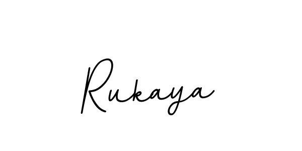 How to make Rukaya name signature. Use BallpointsItalic-DORy9 style for creating short signs online. This is the latest handwritten sign. Rukaya signature style 11 images and pictures png