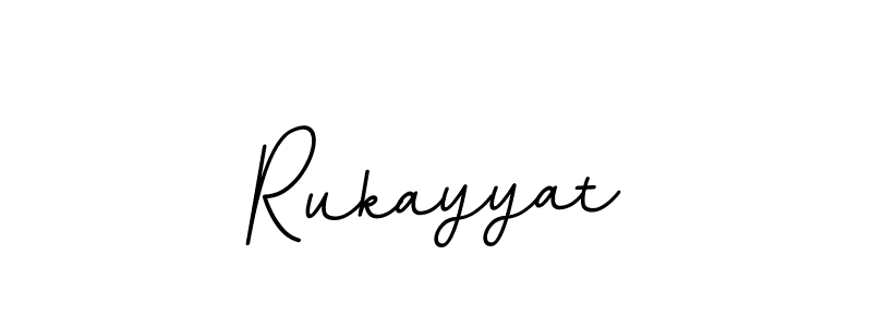The best way (BallpointsItalic-DORy9) to make a short signature is to pick only two or three words in your name. The name Rukayyat include a total of six letters. For converting this name. Rukayyat signature style 11 images and pictures png