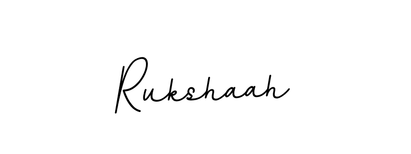 Design your own signature with our free online signature maker. With this signature software, you can create a handwritten (BallpointsItalic-DORy9) signature for name Rukshaah. Rukshaah signature style 11 images and pictures png