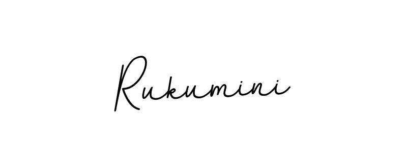 How to make Rukumini signature? BallpointsItalic-DORy9 is a professional autograph style. Create handwritten signature for Rukumini name. Rukumini signature style 11 images and pictures png