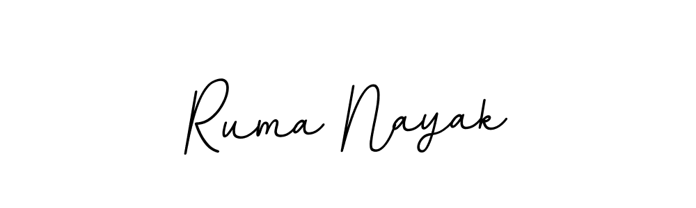 You should practise on your own different ways (BallpointsItalic-DORy9) to write your name (Ruma Nayak) in signature. don't let someone else do it for you. Ruma Nayak signature style 11 images and pictures png