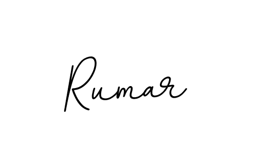 It looks lik you need a new signature style for name Rumar. Design unique handwritten (BallpointsItalic-DORy9) signature with our free signature maker in just a few clicks. Rumar signature style 11 images and pictures png