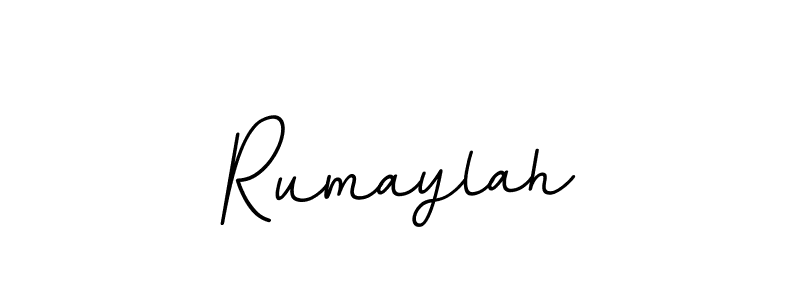 How to Draw Rumaylah signature style? BallpointsItalic-DORy9 is a latest design signature styles for name Rumaylah. Rumaylah signature style 11 images and pictures png