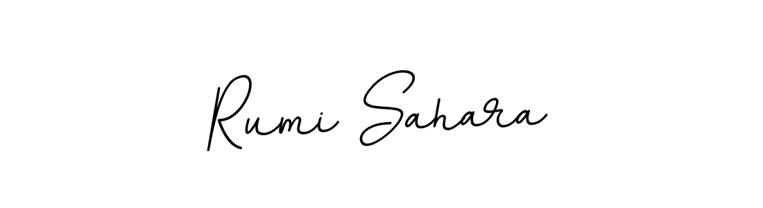 How to make Rumi Sahara signature? BallpointsItalic-DORy9 is a professional autograph style. Create handwritten signature for Rumi Sahara name. Rumi Sahara signature style 11 images and pictures png