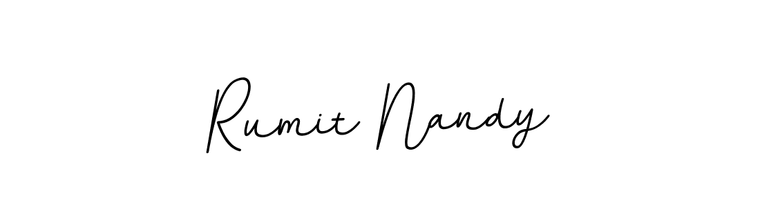 Rumit Nandy stylish signature style. Best Handwritten Sign (BallpointsItalic-DORy9) for my name. Handwritten Signature Collection Ideas for my name Rumit Nandy. Rumit Nandy signature style 11 images and pictures png