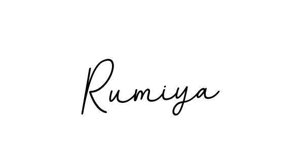 Make a beautiful signature design for name Rumiya. With this signature (BallpointsItalic-DORy9) style, you can create a handwritten signature for free. Rumiya signature style 11 images and pictures png