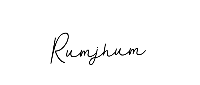 if you are searching for the best signature style for your name Rumjhum. so please give up your signature search. here we have designed multiple signature styles  using BallpointsItalic-DORy9. Rumjhum signature style 11 images and pictures png