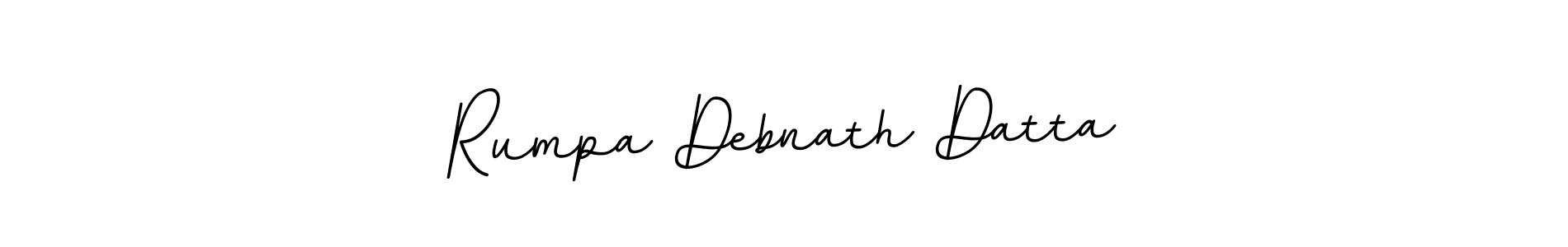 How to make Rumpa Debnath Datta name signature. Use BallpointsItalic-DORy9 style for creating short signs online. This is the latest handwritten sign. Rumpa Debnath Datta signature style 11 images and pictures png