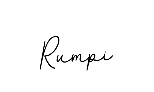 Make a beautiful signature design for name Rumpi. With this signature (BallpointsItalic-DORy9) style, you can create a handwritten signature for free. Rumpi signature style 11 images and pictures png