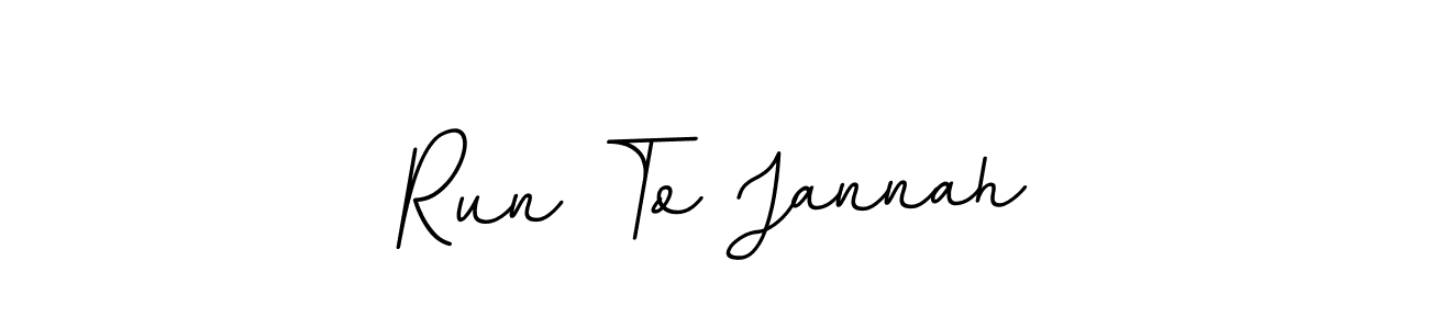 BallpointsItalic-DORy9 is a professional signature style that is perfect for those who want to add a touch of class to their signature. It is also a great choice for those who want to make their signature more unique. Get Run To Jannah name to fancy signature for free. Run To Jannah signature style 11 images and pictures png