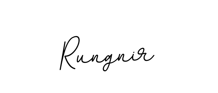 Create a beautiful signature design for name Rungnir. With this signature (BallpointsItalic-DORy9) fonts, you can make a handwritten signature for free. Rungnir signature style 11 images and pictures png