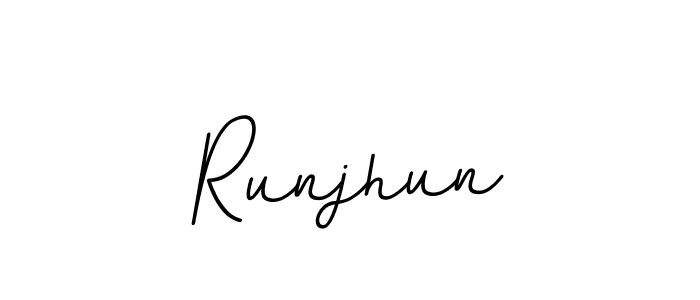 Make a beautiful signature design for name Runjhun. Use this online signature maker to create a handwritten signature for free. Runjhun signature style 11 images and pictures png