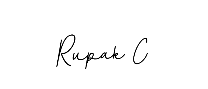 Rupak C stylish signature style. Best Handwritten Sign (BallpointsItalic-DORy9) for my name. Handwritten Signature Collection Ideas for my name Rupak C. Rupak C signature style 11 images and pictures png