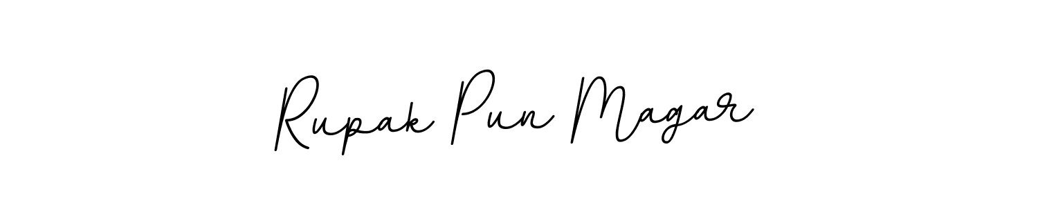 It looks lik you need a new signature style for name Rupak Pun Magar. Design unique handwritten (BallpointsItalic-DORy9) signature with our free signature maker in just a few clicks. Rupak Pun Magar signature style 11 images and pictures png