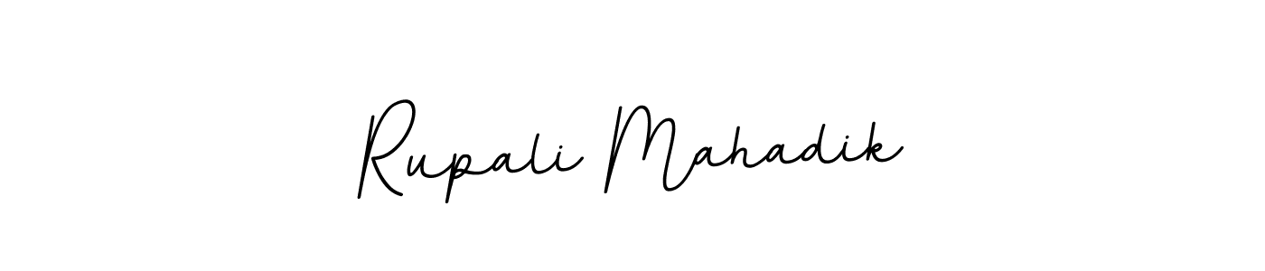 Make a beautiful signature design for name Rupali Mahadik. With this signature (BallpointsItalic-DORy9) style, you can create a handwritten signature for free. Rupali Mahadik signature style 11 images and pictures png