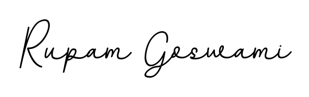 Transform the name Rupam Goswami into a signature masterpiece using BallpointsItalic-DORy9 font. Ideal for photographers, artists, and creators looking for watermarks. Rupam Goswami signature style 11 images and pictures png