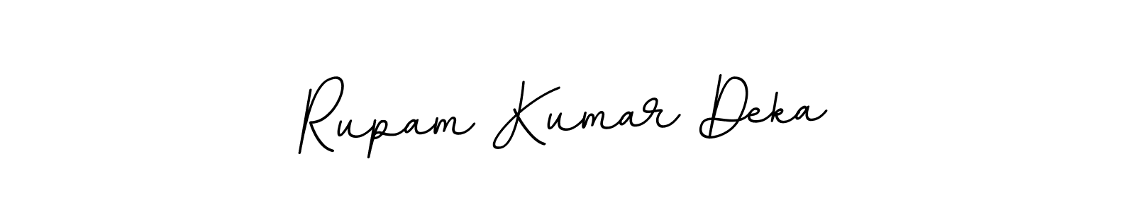 Make a beautiful signature design for name Rupam Kumar Deka. With this signature (BallpointsItalic-DORy9) style, you can create a handwritten signature for free. Rupam Kumar Deka signature style 11 images and pictures png