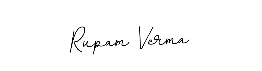 Design your own signature with our free online signature maker. With this signature software, you can create a handwritten (BallpointsItalic-DORy9) signature for name Rupam Verma. Rupam Verma signature style 11 images and pictures png