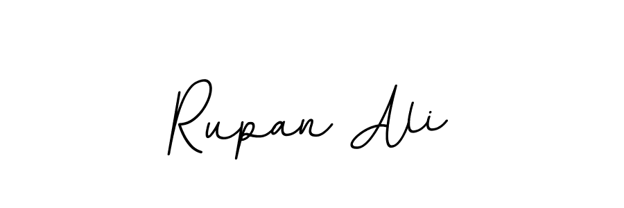 How to make Rupan Ali name signature. Use BallpointsItalic-DORy9 style for creating short signs online. This is the latest handwritten sign. Rupan Ali signature style 11 images and pictures png