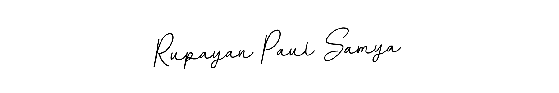 You should practise on your own different ways (BallpointsItalic-DORy9) to write your name (Rupayan Paul Samya) in signature. don't let someone else do it for you. Rupayan Paul Samya signature style 11 images and pictures png