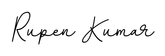 The BallpointsItalic-DORy9 font transforms the name Rupen Kumar into an executive sign with sharp precision and distinguished character. Rupen Kumar signature style 11 images and pictures png