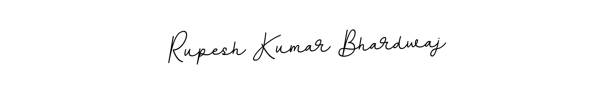 Make a beautiful signature design for name Rupesh Kumar Bhardwaj. With this signature (BallpointsItalic-DORy9) style, you can create a handwritten signature for free. Rupesh Kumar Bhardwaj signature style 11 images and pictures png